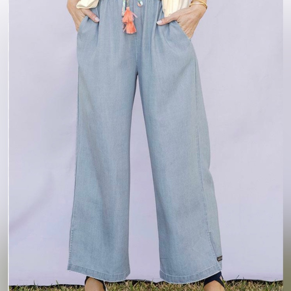 Matilda Jane wide leg chambray pants